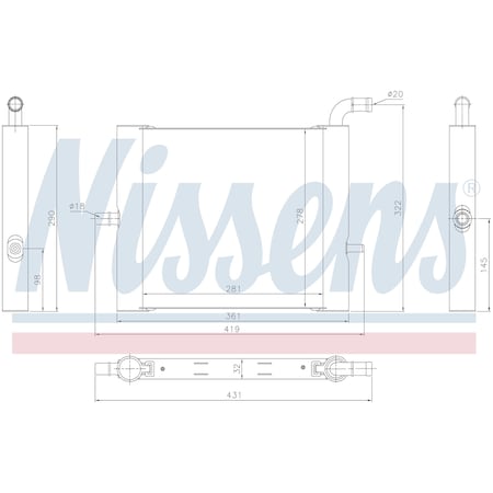 Nissen Radiator, 64338 64338